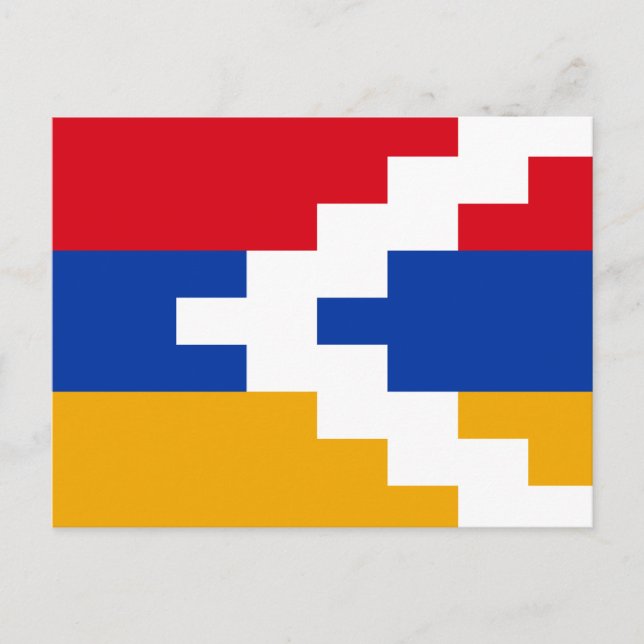 Postal Bandera de Nagorno Karabaj (Anverso)