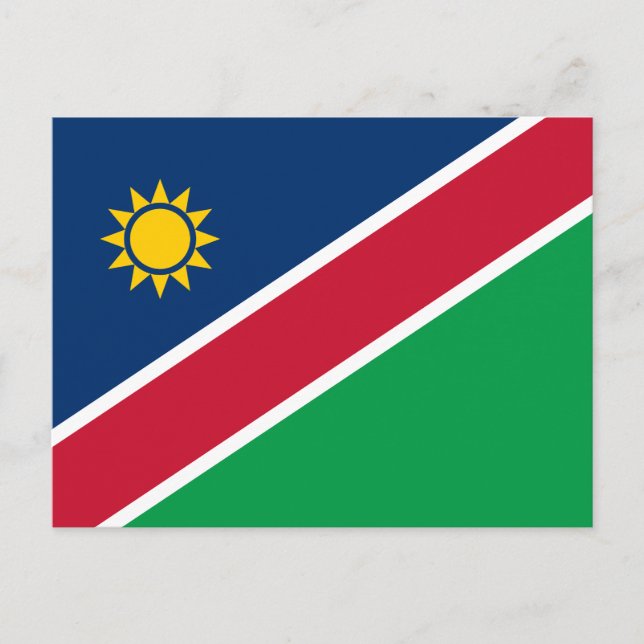 Postal Bandera de Namibia (Anverso)