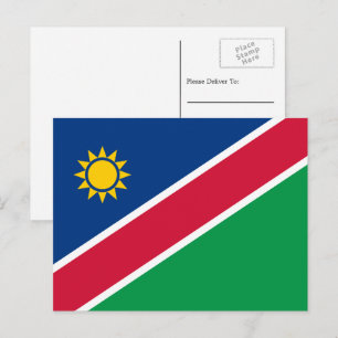 Postal Bandera de Namibia, Bandera de Namibia