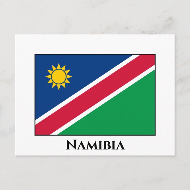 Postal Bandera de Namibia (Namibia) (Anverso)