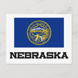 Postal Bandera de Nebraska