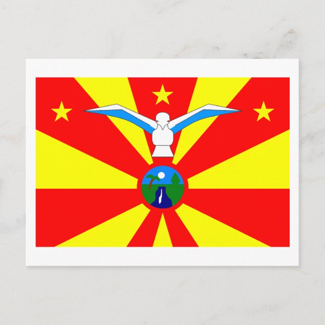 Postal Bandera de Ngardmau (Anverso)