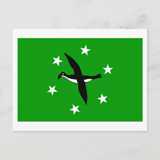 Postal Bandera de Ngchesar (Anverso)