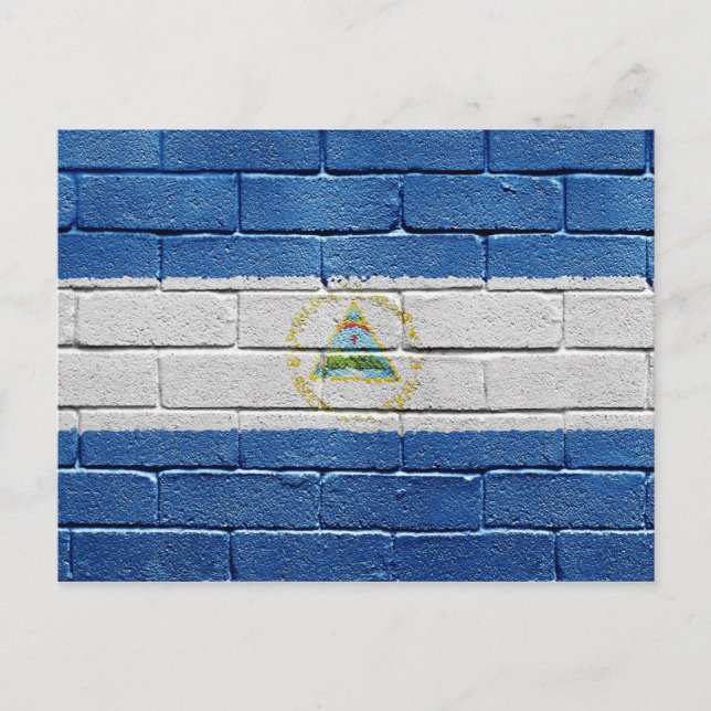 Postal Bandera de Nicaragua (Anverso)