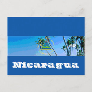 Postal Bandera de Nicaragua