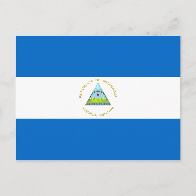 Postal Bandera de Nicaragua (Anverso)