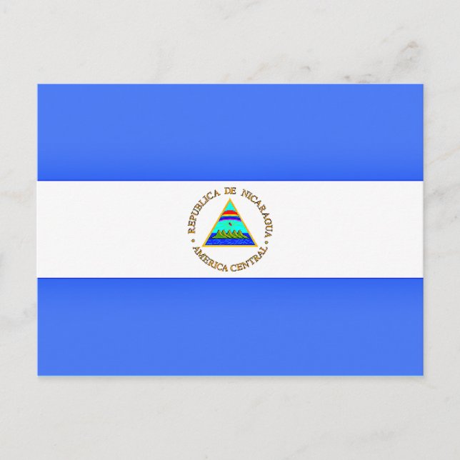 Postal Bandera de Nicaragua  (Anverso)