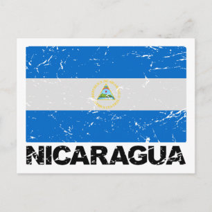 Postal Bandera de Nicaragua