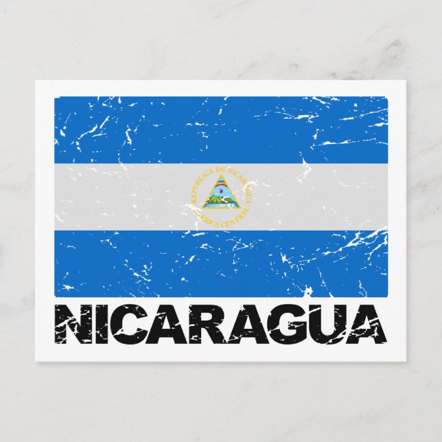 Postal Bandera de Nicaragua (Anverso)