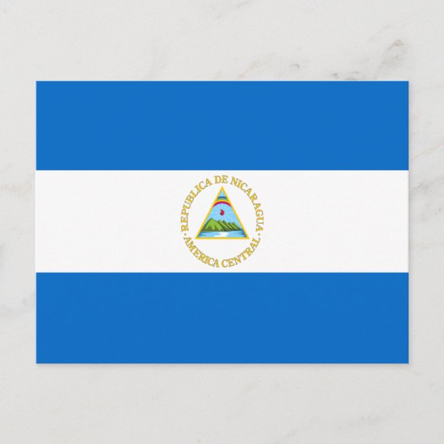 Postal Bandera de Nicaragua (Anverso)