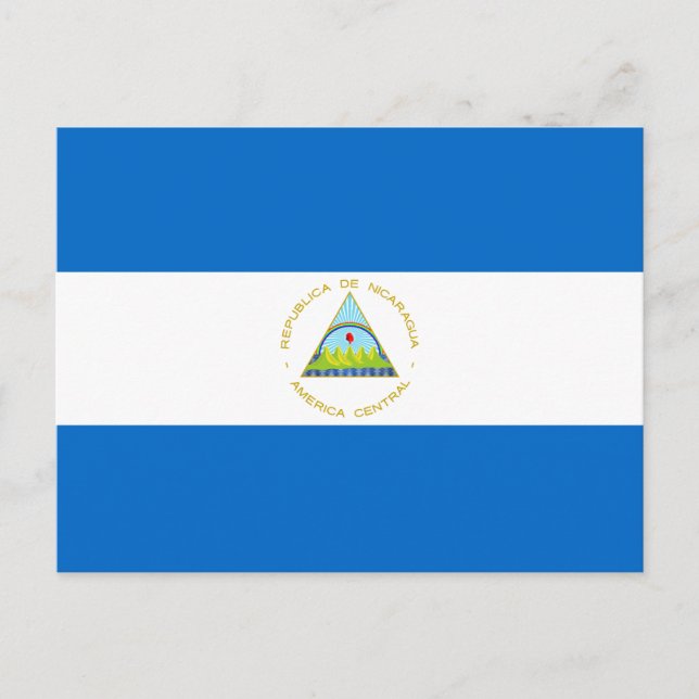 Postal Bandera de Nicaragua (Anverso)