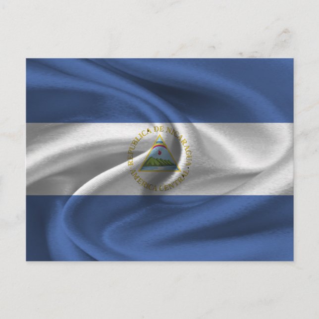 Postal Bandera de Nicaragua (Anverso)