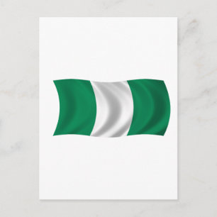 Postal Bandera de Nigeria