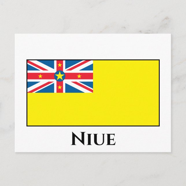 Postal Bandera de Niue (Anverso)