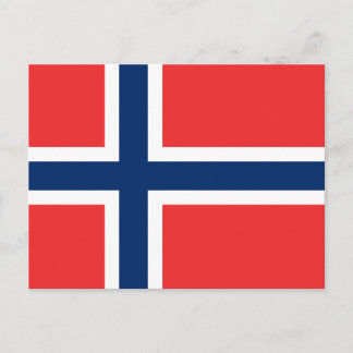 Postal Bandera de Noruega