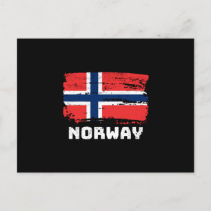 Postal Bandera de Noruega