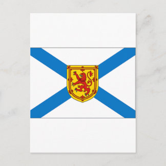 Postal Bandera de Nueva Escocia