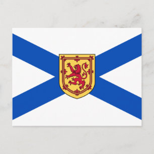 Postal Bandera de Nueva Escocia (provincia canadiense)