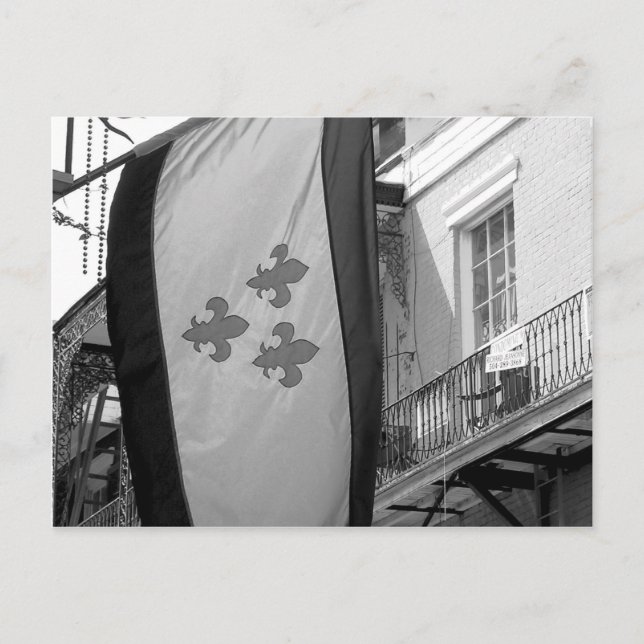 Postal Bandera de Nueva Orleans (Anverso)
