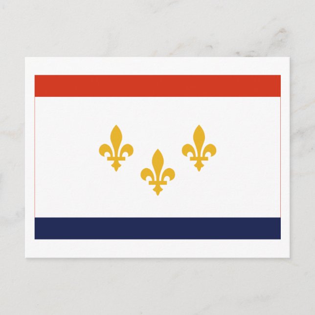 Postal Bandera de Nueva Orleans (Anverso)