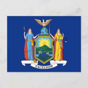 Postal Bandera de Nueva York