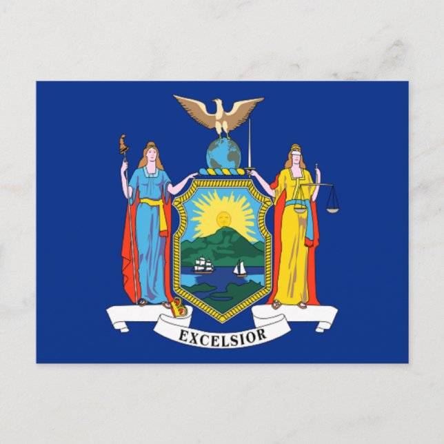 Postal Bandera de Nueva York (Anverso)
