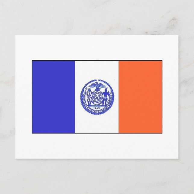Postal Bandera de Nueva York (Anverso)