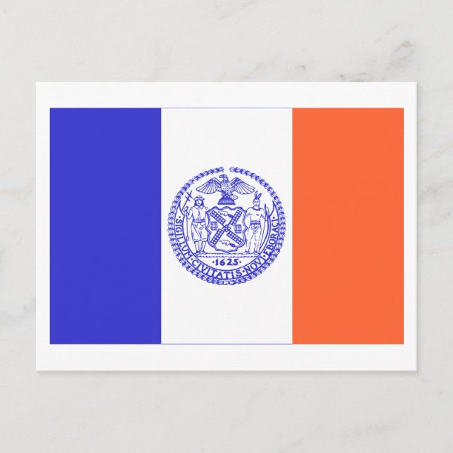 Postal Bandera de Nueva York (Anverso)