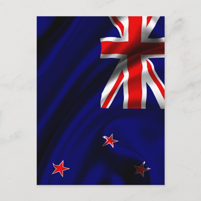 Postal Bandera de Nueva Zelanda (Anverso)