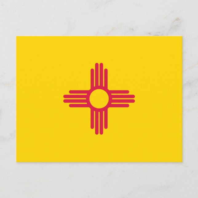 Postal Bandera de Nuevo México (Anverso)