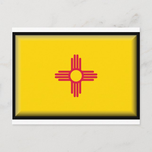 Postal Bandera de Nuevo México (Anverso)
