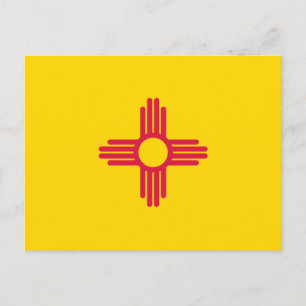 Postal Bandera de Nuevo México