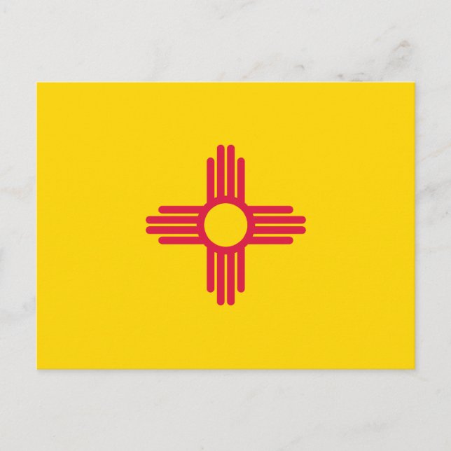 Postal Bandera de Nuevo México (Anverso)