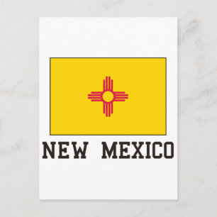 Postal Bandera de Nuevo México