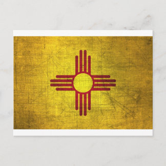 Postal Bandera de Nuevo México
