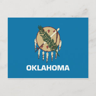 Postal Bandera de Oklahoma