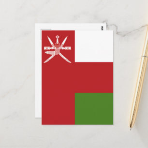 Postal Bandera de Omán