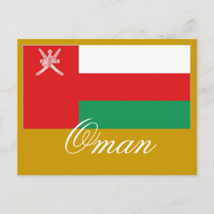 Postal Bandera de Omán