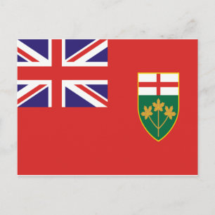 Postal Bandera de Ontario