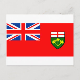 Postal Bandera de Ontario