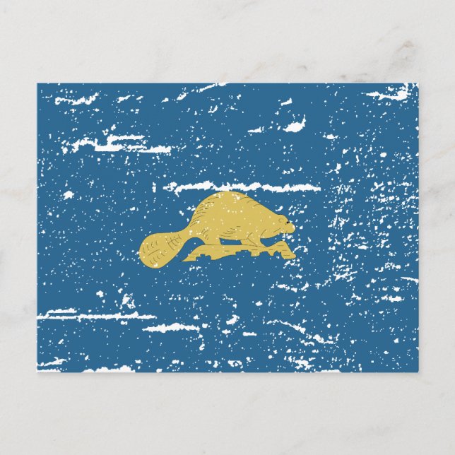 Postal Bandera de OREGON (Anverso)