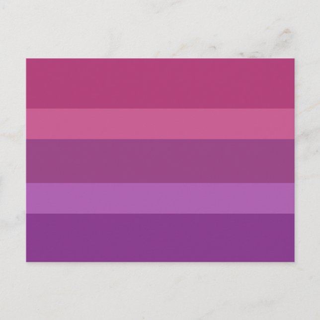 Postal Bandera de Orgullo Aceflux (Anverso)