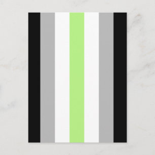 Postal Bandera de orgullo Agender