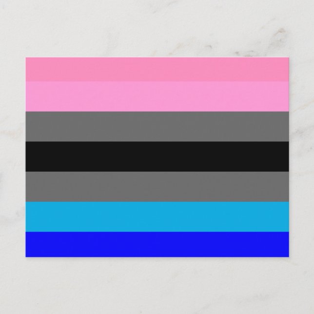 Postal Bandera de Orgullo Ambonec (Anverso)