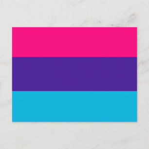 Postal Bandera de Orgullo Andrógino