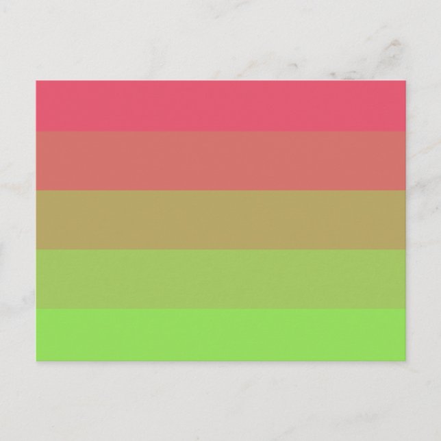 Postal Bandera de orgullo Aroflux (Anverso)