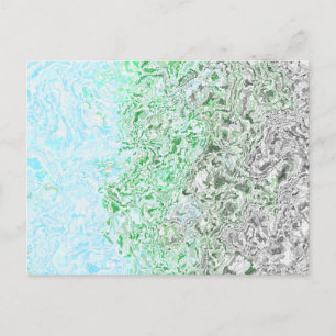 Postal Bandera de Orgullo Autorromántico Trippy Boho Groo