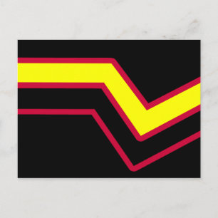 Postal Bandera de orgullo de caucho / látex