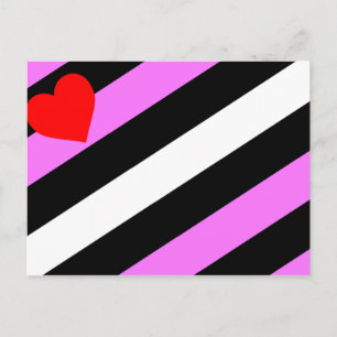 Postal Bandera de Orgullo de Chica de Cuero