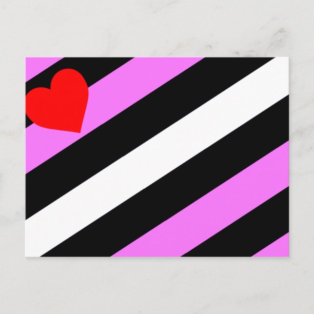 Postal Bandera de Orgullo de Chica de Cuero (Anverso)